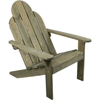 Chaise Adirondack en Bois Koopman - Fauteuil de Jardin - Publicité Chaise Adirondack en Bois Koopman - Fauteuil de Jardin - Publicité