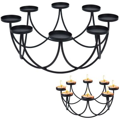 Home Styling Collection - Tealight 8 - Black - Kaarsenhouder Home Styling Collection - Tealight 8 - Black - Kaarsenhouder