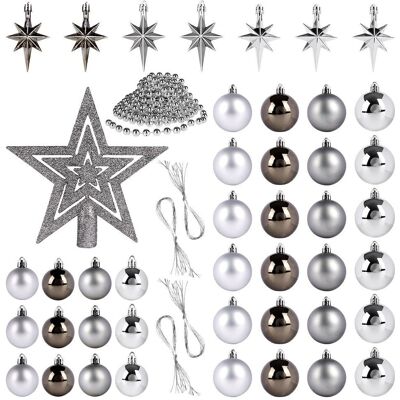 Zestaw Home Styling 45 nietłukących się bombek Zestaw Home Styling 45 nietłukących się bombek