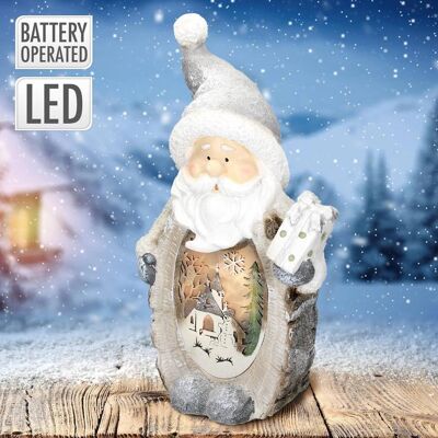 ECD Germany Babbo Natale con LED - 52cm Decorazione Calda ECD Germany Babbo Natale con LED - 52cm Decorazione Calda