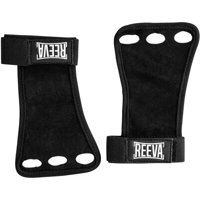 Gants d'entraînement Reeva Kangaroo - M - Noir - Publicité Gants d'entraînement Reeva Kangaroo - M - Noir - Publicité