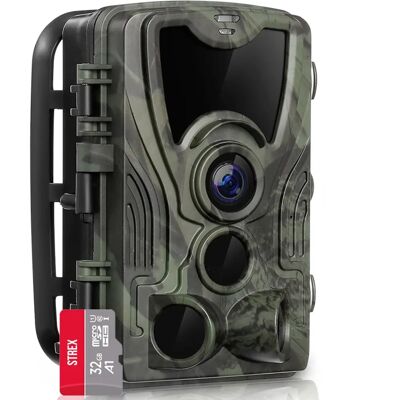 Caméra Sauvage Strex avec Vision Nocturne 120MP 4K ULTRA HD Étanche incl. 32 GB SD - Publicité Caméra Sauvage Strex avec Vision Nocturne 120MP 4K ULTRA HD Étanche incl. 32 GB SD - Publicité
