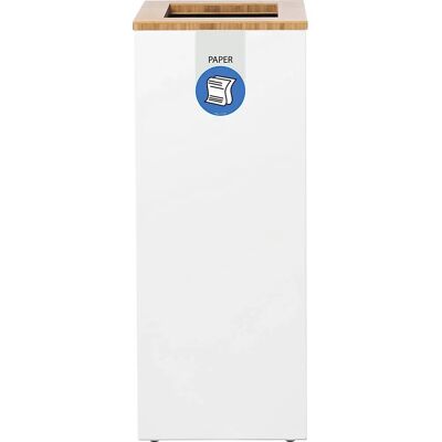 Cubo de reciclaje Kaiserkraft Paxa 65L Blanco/Azul Cubo de reciclaje Kaiserkraft Paxa 65L Blanco/Azul