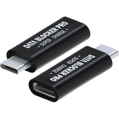 Mmobiel - Bloqueador de Dados USB-C - Preto - 2 unidades Mmobiel - Bloqueador de Dados USB-C - Preto - 2 unidades