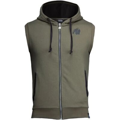 Gorilla Wear Dunkelgrüner Zipper-Hoodie - Hoodie Gorilla Wear Dunkelgrüner Zipper-Hoodie - Hoodie
