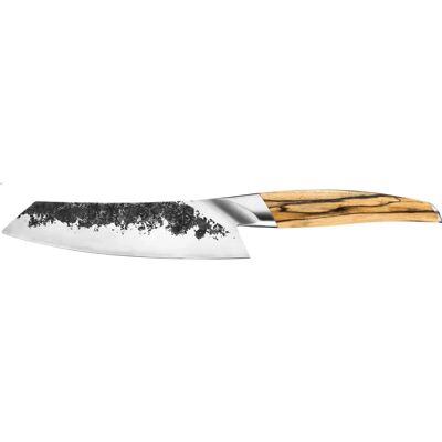 Katai Forged 18cm Santoku Kniv - Holdbart Japansk Stål Katai Forged 18cm Santoku Kniv - Holdbart Japansk Stål