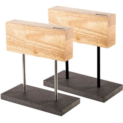 Style de Vie Magnetisk Eik & Stein Knivblokk Style de Vie Magnetisk Eik & Stein Knivblokk