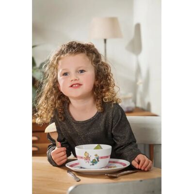 Juego de Cena Princesa Zilverstad - Porcelana y Acero para Niños Juego de Cena Princesa Zilverstad - Porcelana y Acero para Niños