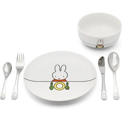 Zilverstad Miffy 6pcs Porcelain Dinner Set for Kids Zilverstad Miffy 6pcs Porcelain Dinner Set for Kids