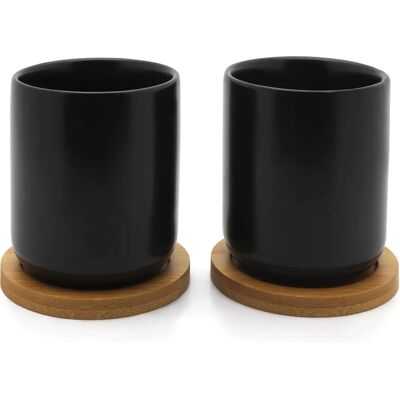 Tasse à thé Umea noire Bredemeijer - Set de 2/12 Tasse à thé Umea noire Bredemeijer - Set de 2/12