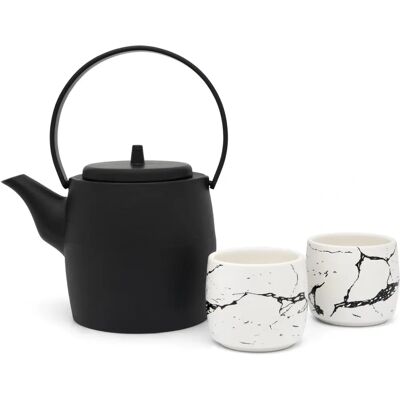 Ensemble théière Kobe de Bredemeijer - Fonte - 1.2L - Noir Ensemble théière Kobe de Bredemeijer - Fonte - 1.2L - Noir