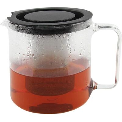 Bredemeijer Emma théière en verre 1,3L avec filtre en acier inoxydable - infuseur à thé Bredemeijer Emma théière en verre 1,3L avec filtre en acier inoxydable - infuseur à thé