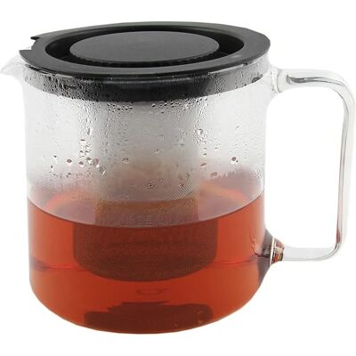 Bredemeijer Emma théière en verre 1,3L avec filtre en acier inoxydable - infuseur à thé Bredemeijer Emma théière en verre 1,3L avec filtre en acier inoxydable - infuseur à thé