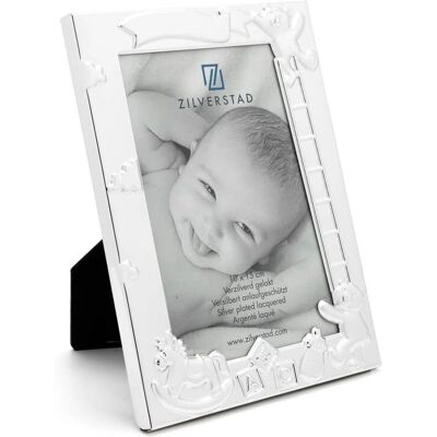 Cadre photo argenté Zilverstad - 10x15 cm Cadeau souvenir bébé Cadre photo argenté Zilverstad - 10x15 cm Cadeau souvenir bébé