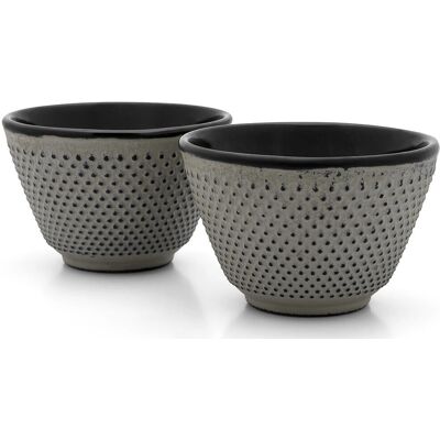 Bredemeijer Jang Ensemble de Tasses à Thé Grises - 2 Pièces Bredemeijer Jang Ensemble de Tasses à Thé Grises - 2 Pièces