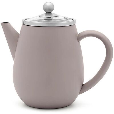 Bredemeijer Duet Eva Théière en Acier Inoxydable - 0,5L Gris Mat Bredemeijer Duet Eva Théière en Acier Inoxydable - 0,5L Gris Mat