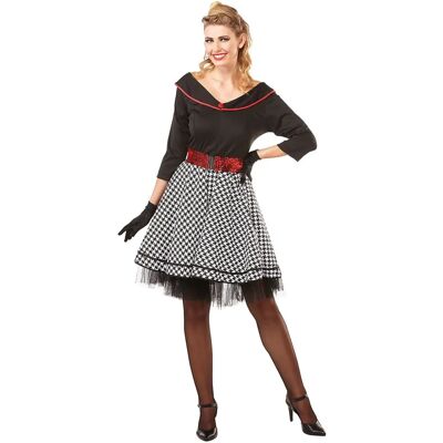 buttinette Retro-Kleid für Damen - Gr. 38/40 - Unisex - Kostüm buttinette Retro-Kleid für Damen - Gr. 38/40 - Unisex - Kostüm