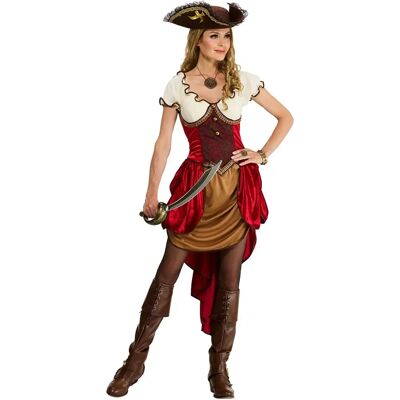 buttinette Western Lady-Kostüm - Rot, 34/36, 100cm buttinette Western Lady-Kostüm - Rot, 34/36, 100cm