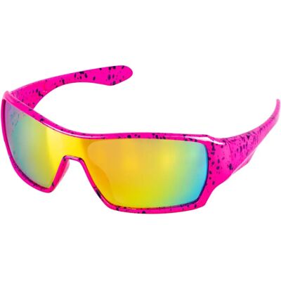 Wilbers 80er Disco Brille Neonrosa - Sonnenbrille Wilbers 80er Disco Brille Neonrosa - Sonnenbrille