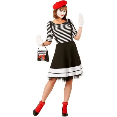 Buttinette Kostüm Pantomime-Kleid - schwarz/weiß - Gr. 38 Buttinette Kostüm Pantomime-Kleid - schwarz/weiß - Gr. 38
