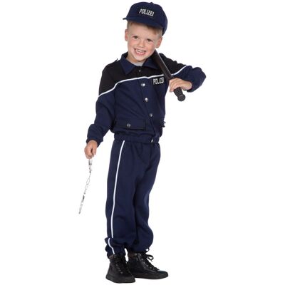 Fashion4fun Kids Police Costume with Cap - Costumes Fashion4fun Kids Police Costume with Cap - Costumes