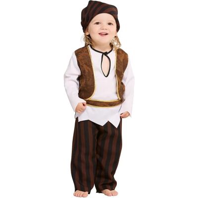 Buttinette Kinderkostüm Pirat, braun/schwarz - Gr. 104/110 Buttinette Kinderkostüm Pirat, braun/schwarz - Gr. 104/110