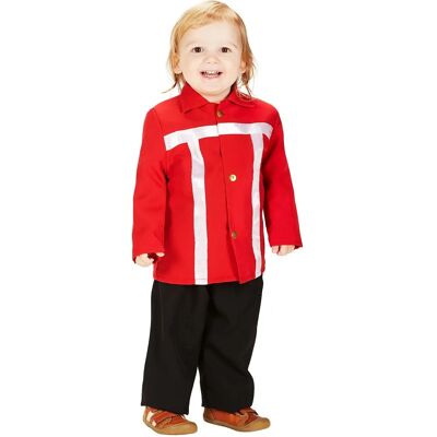 buttinette Feuerwehr-Kostüm für Kinder - Rot - Verkleidung buttinette Feuerwehr-Kostüm für Kinder - Rot - Verkleidung