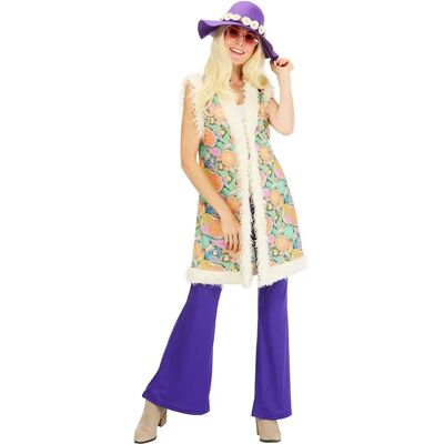 buttinette Hippie Kostüm - Paisley Kunstfelljacke & Schlaghosen buttinette Hippie Kostüm - Paisley Kunstfelljacke & Schlaghosen