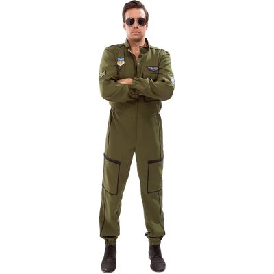 buttinette - Combinaison pilote de chasse - vert olive - pour homme - Flight suit buttinette - Combinaison pilote de chasse - vert olive - pour homme - Flight suit