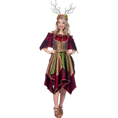 Metamorph - Verwunschene Waldfee - Bordeaux/Grün/Bronze - Costume Metamorph - Verwunschene Waldfee - Bordeaux/Grün/Bronze - Costume