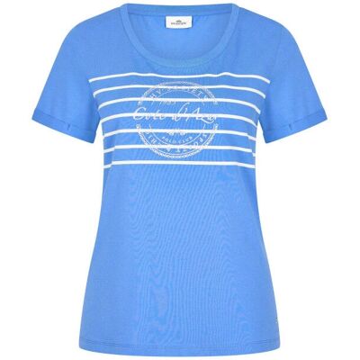 HV SOCIETY Zinah Blau T-shirt - T-shirt HV SOCIETY Zinah Blau T-shirt - T-shirt