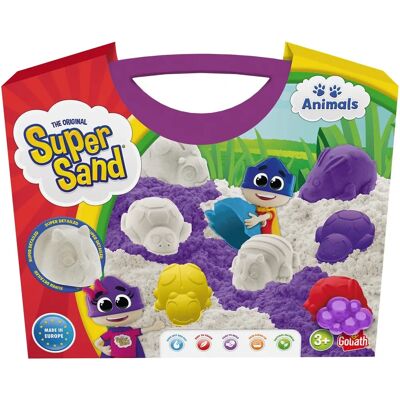 Ensemble de Sable Super Goliath avec Figures d'Animaux - Kit de Jeu de Sable pour Enfants - Publicité Ensemble de Sable Super Goliath avec Figures d'Animaux - Kit de Jeu de Sable pour Enfants - Publicité
