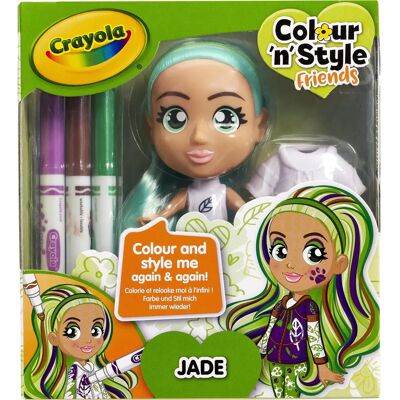 Crayola Jade Colour'n'Style Friends Zabawka Lalka - Zabawka Lalka Crayola Jade Colour'n'Style Friends Zabawka Lalka - Zabawka Lalka