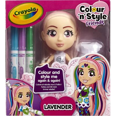 Crayola Colour'n'Style Friends Lavande - Set de coloriage - Publicité Crayola Colour'n'Style Friends Lavande - Set de coloriage - Publicité