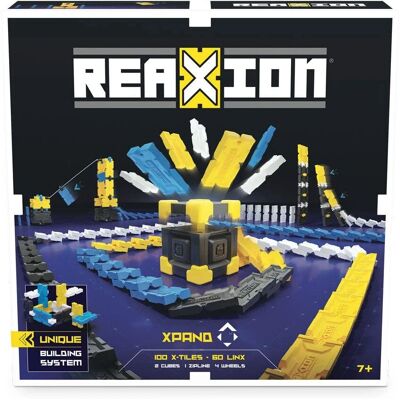 Goliath Reaxion Xpand - Ensemble de Construction de Pistes pour Enfants - Publicité Goliath Reaxion Xpand - Ensemble de Construction de Pistes pour Enfants - Publicité