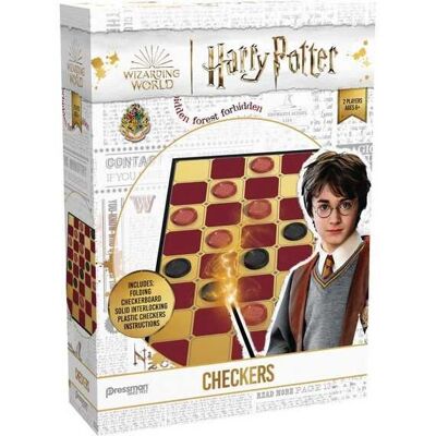 Asmodee - Harry Potter Checkers - Black/Red - Folding Board - Board game Asmodee - Harry Potter Checkers - Black/Red - Folding Board - Board game