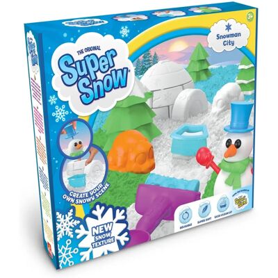 Goliath Super Snow Man City - Kit Créatif pour Igloo et Bonhomme de Neige - Publicité Goliath Super Snow Man City - Kit Créatif pour Igloo et Bonhomme de Neige - Publicité