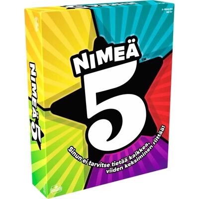 Goliath Nimi 5 Partypeli - Kisa 2+ pelaajalle Goliath Nimi 5 Partypeli - Kisa 2+ pelaajalle