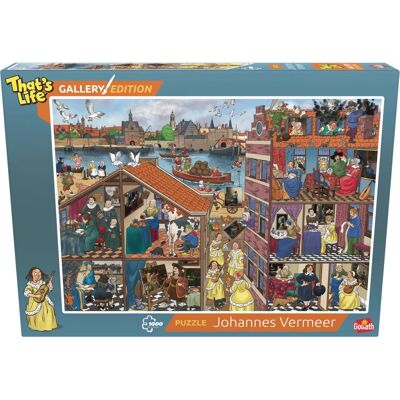 Puzzle Vermeer 1000 - Œuvres de Johannes Vermeer - Publicité Puzzle Vermeer 1000 - Œuvres de Johannes Vermeer - Publicité