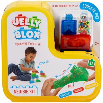 GOLIATH Jelly Blox Newbie Kit - Myke berøringsblokker for barn 2+ GOLIATH Jelly Blox Newbie Kit - Myke berøringsblokker for barn 2+