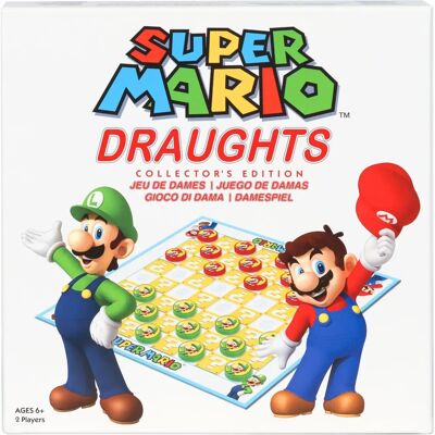 Goliath Super Mario Dames - Jeu de Société - Stratégie - Publicité Goliath Super Mario Dames - Jeu de Société - Stratégie - Publicité