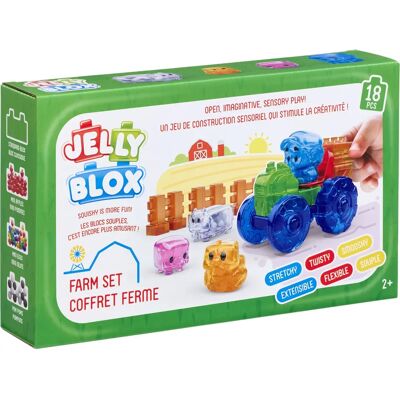 Goliath Jelly Blox Zestaw Farma - Elastyczne klocki - 2+ lat Goliath Jelly Blox Zestaw Farma - Elastyczne klocki - 2+ lat