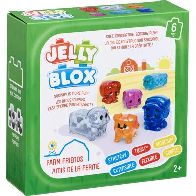 Goliath Jelly Blox Farm Friends - Flexible und weiche Bausteine - Konstruktionsspielzeug Goliath Jelly Blox Farm Friends - Flexible und weiche Bausteine - Konstruktionsspielzeug