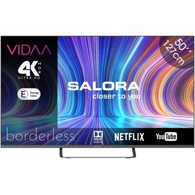 Salora 50UV210 50-inch 4K Ultra HD Smart TV Wi-Fi Zwart Salora 50UV210 50-inch 4K Ultra HD Smart TV Wi-Fi Zwart
