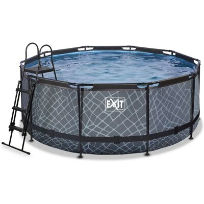 EXIT above ground pool - rund 10126 L - Grau EXIT above ground pool - rund 10126 L - Grau