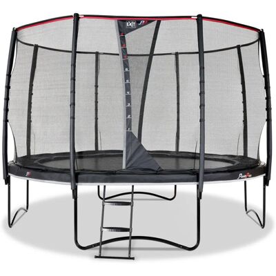 EXIT PeakPro Outdoor Round Coil Spring Trampoline - Outdoor Round Safety Net, 366cm EXIT PeakPro Outdoor Round Coil Spring Trampoline - Outdoor Round Safety Net, 366cm