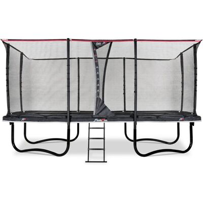Exit PeakPro Outdoor Round Coil Spring Above Ground Trampoline - Black Exit PeakPro Outdoor Round Coil Spring Above Ground Trampoline - Black