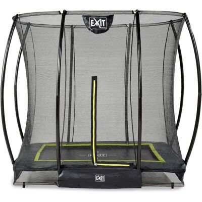 EXIT Silhouette Rectangular Ground Trampoline - Safety Net, 153x214 cm EXIT Silhouette Rectangular Ground Trampoline - Safety Net, 153x214 cm