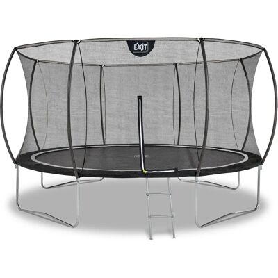 EXIT Black Edition trampoline - ø366cm - Round, Black, Safety Net EXIT Black Edition trampoline - ø366cm - Round, Black, Safety Net