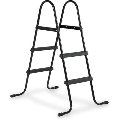 EXIT Pool Ladder - Black - Suitable for 60-90cm Frame Height - Pool Type EXIT Pool Ladder - Black - Suitable for 60-90cm Frame Height - Pool Type